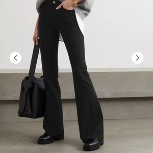 Frame Le High Flare Deep Moss Corduroy Pants